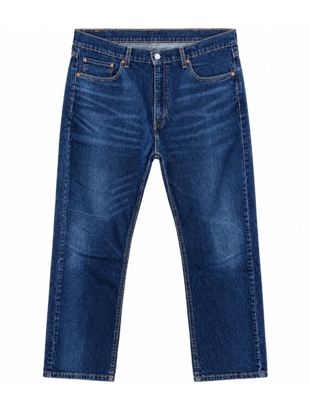 Levis 505 Regular Fit Mens Denim Jeans W38 L30 Medium Wash